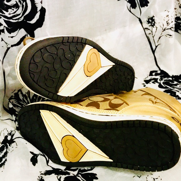 Coach high cut lace up shoes - Picture 8 of 8